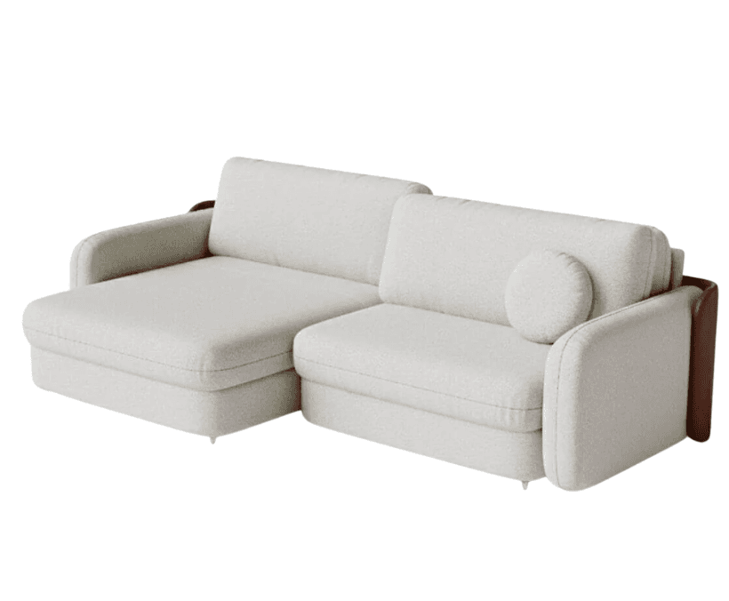 Sofá Cama New Denver Sem Caixa 2,00m em Linho Off White Nuvem