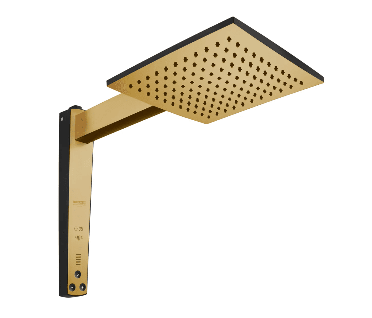 Chuveiro Acqua Century Digital Lorenzetti - Preto | Dourado